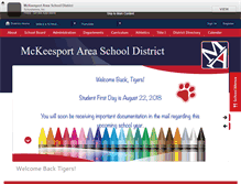 Tablet Screenshot of mckasd.net